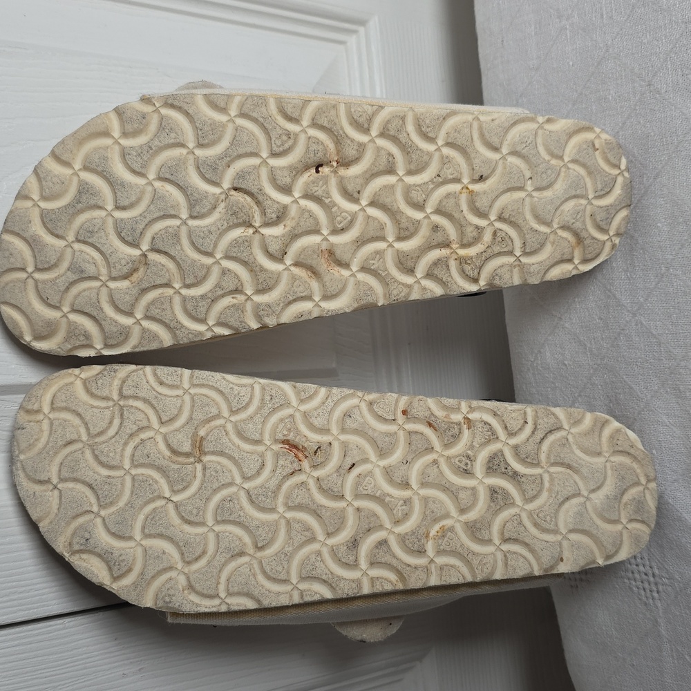 Birkenstock Toogood Forager Canvas Cream Women's Sandals Size 37 - Picture 8 of 17